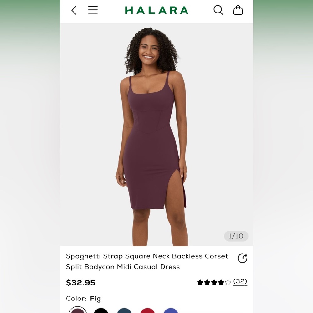 Plum midi dress (completely new)